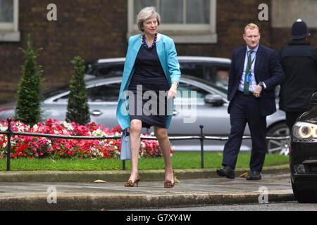 London, UK. 27. Juni 2016. Theresa May, Home Secretary kommt für die konservative Partei EU Notfall Kabinettssitzung in Downing Street, London, UK-Credit: Jeff Gilbert/Alamy Live News Stockfoto