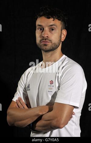 Milton Keynes, UK. 27. Juni 2016. Christopher Langridge, 31, Epsom (Herren Doppel). TeamGB kündigt das Badminton-Team für die Olympischen Spiele in Rio2016. Nationale Badminton-Zentrum. Milton Keynes. VEREINIGTES KÖNIGREICH. 27.06.2016. Bildnachweis: Sport In Bilder/Alamy Live-Nachrichten Stockfoto