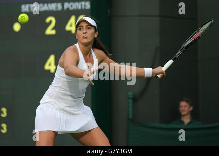 London, UK. 27. Juni 2016. Laura Robson Großbritannien die Wimbledon Championships 2016 All England Tennisclub, Wimbledon, London, England 27. Juni 2016 den All England Tennis Club, Wimbledon, London, England 2016 Kredit: Allstar Bild Bibliothek/Alamy Live-Nachrichten Stockfoto