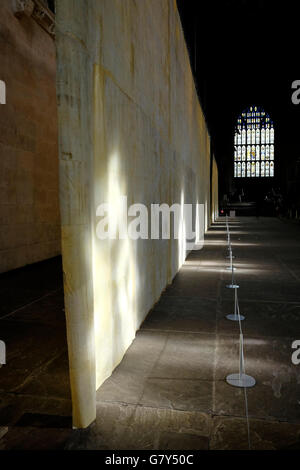 Die Ethik von Staub, eine Kunstinstallation in der Westminster Hall, in der Palace of Westminster, London, durch Jorge Otero-Pailos. Stockfoto