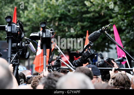 März gegen Arbeitsrecht in Paris am 28. Juni 2016 Stockfoto