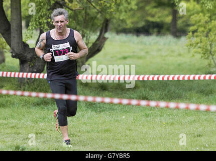 Vermissten Personen 10-Kilometer-Lauf Stockfoto