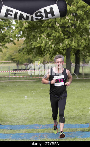 Vermissten Personen 10-Kilometer-Lauf Stockfoto