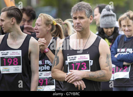 Vermissten Personen 10-Kilometer-Lauf Stockfoto