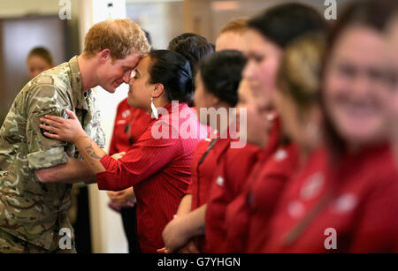 Prinz Harry Besuch in Neuseeland - Tag fünf Stockfoto