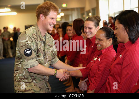 Prinz Harry Besuch in Neuseeland - Tag fünf Stockfoto