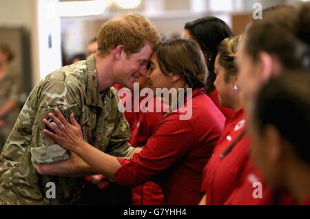 Prinz Harry Besuch in Neuseeland - Tag fünf Stockfoto