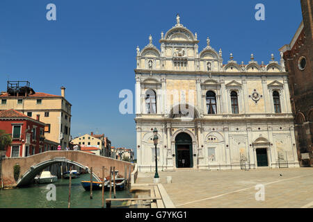 Scuola Grande di San Marco. Ospedal Civile (civil Hospital) in Venedig Stockfoto
