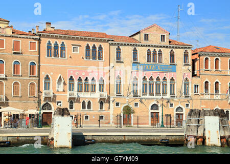 Casa Vianello und Palazzo Molin Adriatica Stockfoto