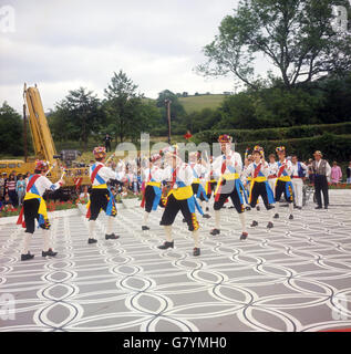 Bräuche und Traditionen - Llangollen internationaler musikalischer Eisteddfod Stockfoto