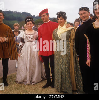 Bräuche und Traditionen - Llangollen internationaler musikalischer Eisteddfod Stockfoto