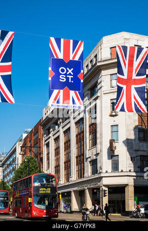 Oxford Street, London, England, Vereinigtes Königreich Stockfoto