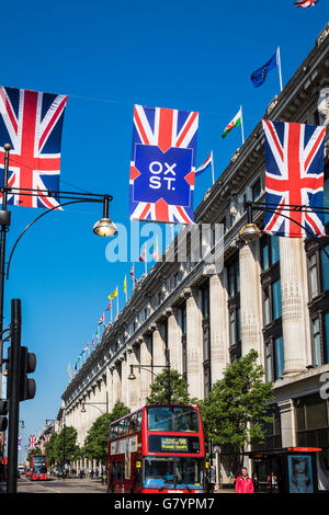 Oxford Street, London, England, Vereinigtes Königreich Stockfoto