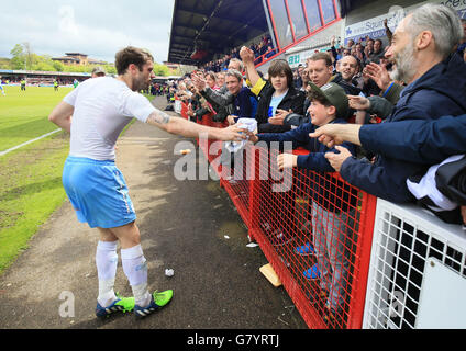 Fußball - Himmel Bet League One - Crawley Town gegen Coventry City - Broadfield Stadium Stockfoto