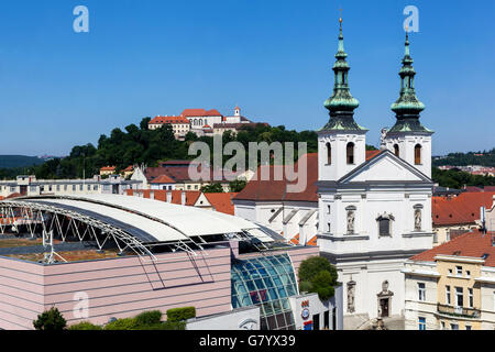 Brno Tschechische Republik, Stadtblick Stockfoto