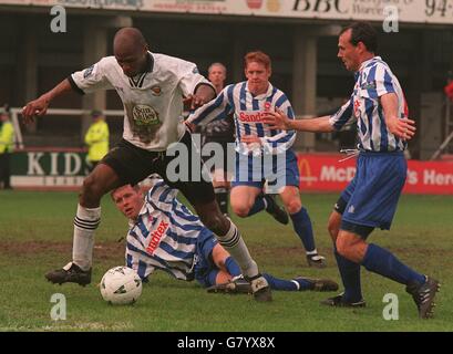 Soccer - Nationwide League Division Three - Hereford United / Brighton & Hove Albion. Tony Agana, Hereford United Stockfoto