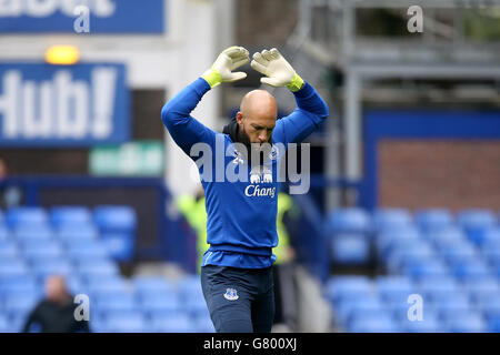 Fußball - Barclays Premier League - Everton gegen Sunderland - Goodison Park. Tim Howard, Torwart von Everton Stockfoto
