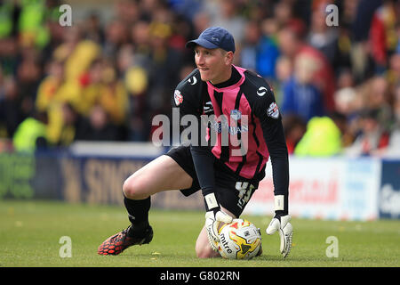 Fußball - Sky Bet Championship - Watford gegen Sheffield Mittwoch - Vicarage Road. Sheffield Mittwoch Torwart Chris Kirkland Stockfoto