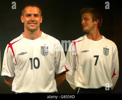 Fußball - England-Kit-Start - Lowry Hotel Stockfoto