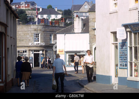 Hugh Town auf St. Mary's auf den Isles of Scilly. Stockfoto