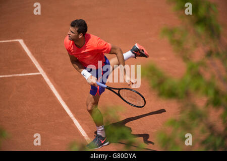 Tennis - Open 2015 Französisch - Tag eins - Roland Garros Stockfoto