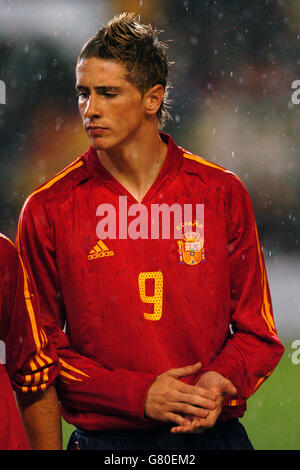 Fußball - Internationale Freundschaften - Spanien - China - Helmantico Stadium. Fernando Torres, Spanien Stockfoto