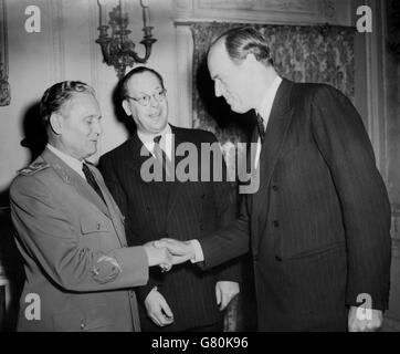 Politik - Präsident Marschall Tito - London Stockfoto