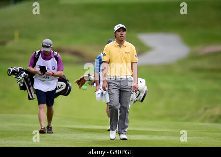 Golf - 2015 BMW PGA Championship - Tag zwei - Wentworth Golfclub Stockfoto