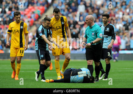 Fußball - Himmel Bet League Two - Play Off - Finale - Southend United gegen Wycombe Wanderers - Wembley-Stadion Stockfoto