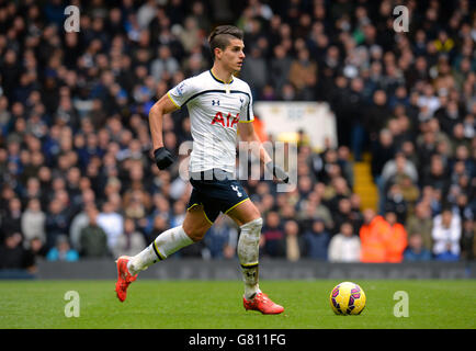 Fußball - Barclays Premier League - Tottenham Hotspur gegen West Ham United - White Hart Lane. Erik Lamela von Tottenham Hotspur Stockfoto