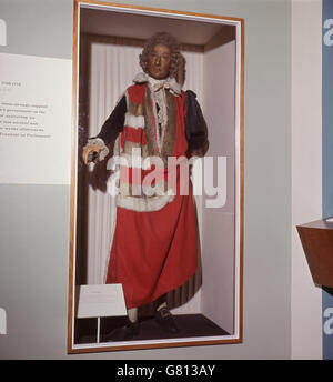 Das Bildnis von William Pitt, Earl of Chatham (1708-1778) in Westminster Abbeys besitzen 'Waxworks'. Stockfoto