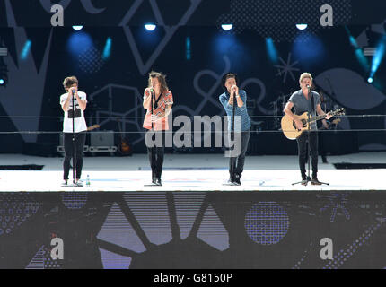 One Direction live beim Capital FM Summertime Ball 2015 im Wembley Stadium, London Stockfoto