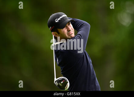 Der Spanier Jorge Campillo am zweiten Tag der BMW PGA Championship 2015 im Wentworth Golf Club, Surrey. Stockfoto