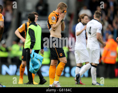 Fußball - Barclays Premier League - Hull City gegen Manchester United – KC Stadium Stockfoto