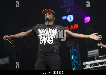 Lethal Bizzle beim Radio 1 Big Weekend, das im Earlham Park, Norwich, stattfindet. Stockfoto