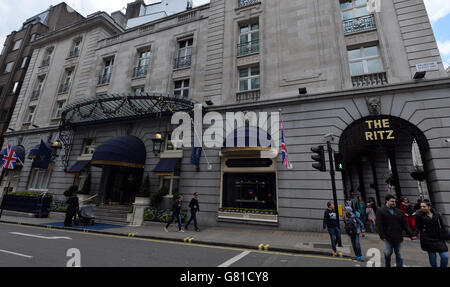 Prominente Treffpunkte, London. Allgemeiner Blick auf das 'Ritz' im Zentrum von London. Stockfoto