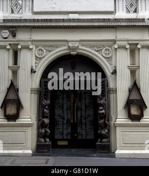 Prominente Treffpunkte, London. Allgemeiner Blick auf 'Mahiki' im Zentrum von London. Stockfoto