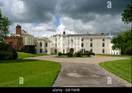 Combermere Abbey, Shropshire, Großbritannien, ein ehemaliges Kloster mit Inhaber Peter & sarah Callander - Beckett. Stockfoto