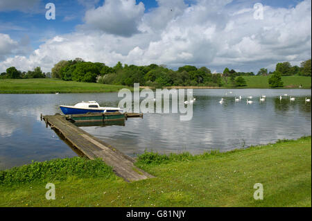 Combermere Abbey, Shropshire, Großbritannien, ein ehemaliges Kloster mit Inhaber Peter & sarah Callander - Beckett. Stockfoto