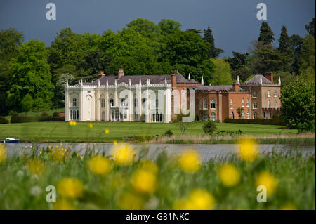 Combermere Abbey, Shropshire, Großbritannien, ein ehemaliges Kloster mit Inhaber Peter & sarah Callander - Beckett. Stockfoto