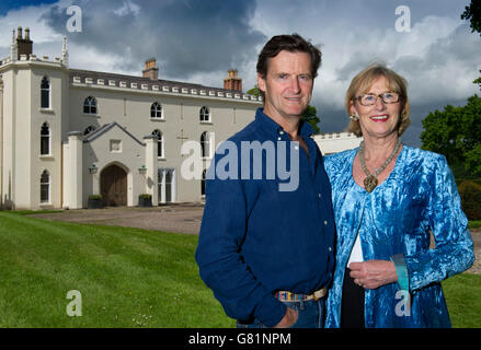 Combermere Abbey, Shropshire, Großbritannien, ein ehemaliges Kloster mit Inhaber Peter & sarah Callander - Beckett. Stockfoto