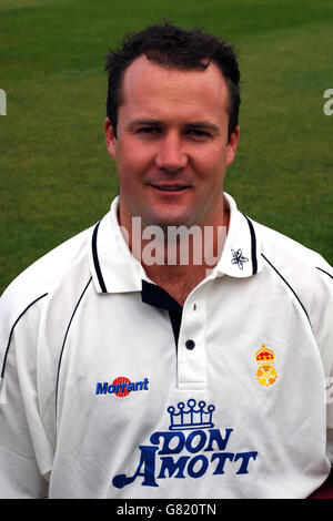 Cricket - Derbyshire County Cricket Club - 2005 Photocall - County Ground Stockfoto