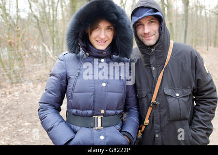 Paar im freien Stockfoto