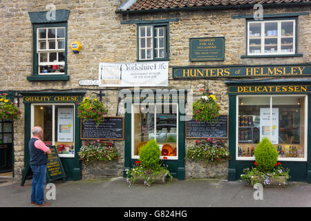 Hunter von Helmsley spezialisiert Regionalprodukte Yorkshire Leben unabhängige Einzelhändler des Jahres und beste kleine Shop Deutschland 2015 Stockfoto