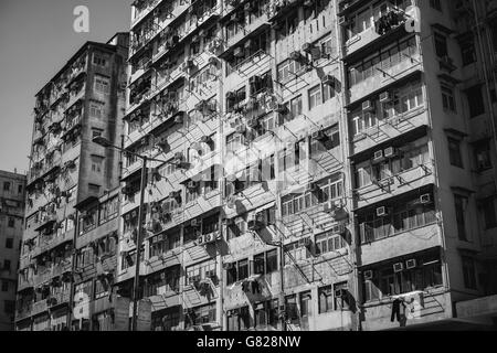 27. Juni 2016 Reisen in Sham Shui Po, Hong Kong - die berühmten Straßenmarkt und Altstadt Stockfoto