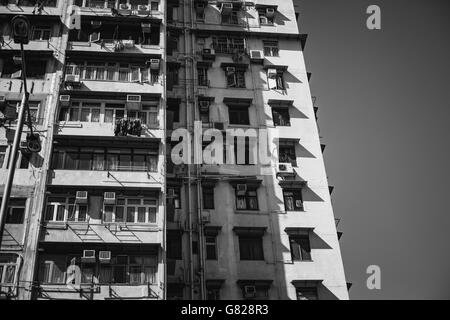 27. Juni 2016 Reisen in Sham Shui Po, Hong Kong - die berühmten Straßenmarkt und Altstadt Stockfoto