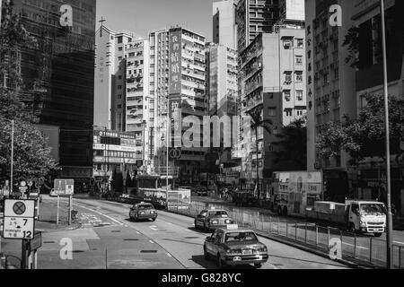 27. Juni 2016 Reisen in Sham Shui Po, Hong Kong - die berühmten Straßenmarkt und Altstadt Stockfoto