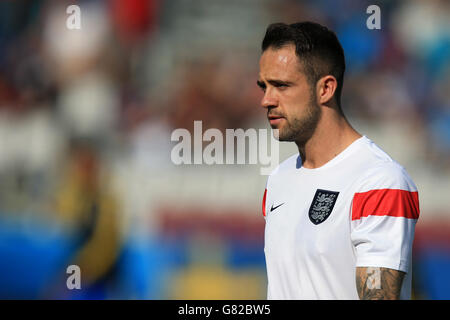 Fußball - UEFA U-21-Europameisterschaft - Gruppe B - Schweden - England - Ander Stadium. Danny Ings, England Stockfoto