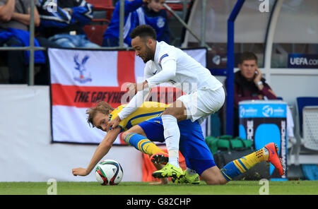 Fußball - UEFA-U21-Europameisterschaft - Gruppe B - Schweden V England - Ander Stadium Stockfoto