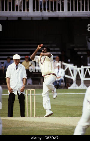 Cricket - Prudential World Cup - Gruppe B - West Indies gegen Neuseeland - Trent Bridge. Michael Holding, Westindien Stockfoto